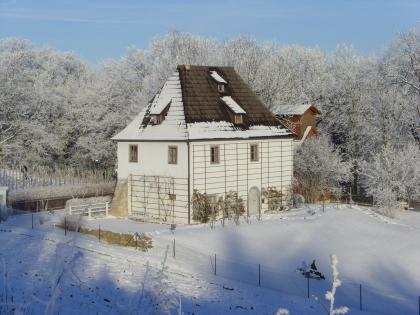 Winterliches Goethe-Gartenhaus